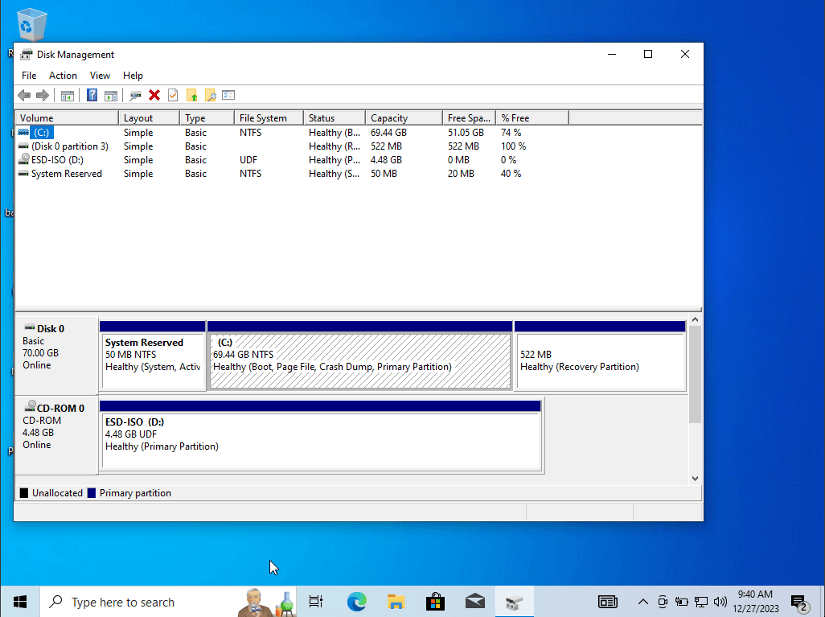 windows 10 disk management