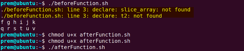 error output 1