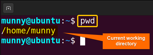 pwd command out of top 10 linux command for newbies