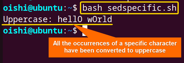 Converting a specific character in a string to uppercase