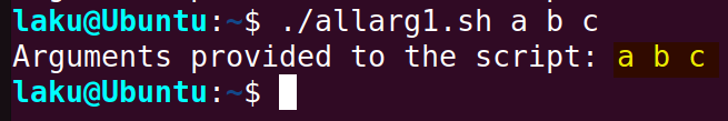 Getting all command line arguments