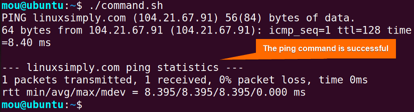one line while loop running until a command is successful
