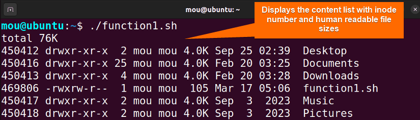 overriding commands using bash function