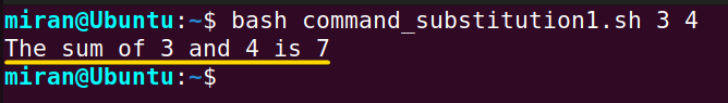 Closing Backtick in Command Substitution to avoid bash syntax error: unexpected end of file