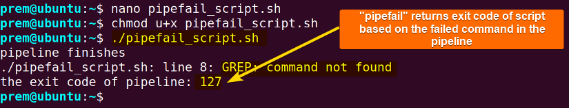pipefail in scripts