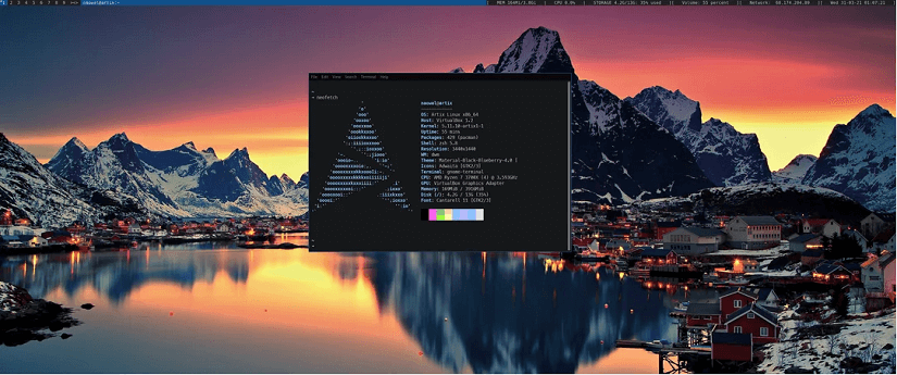 artiX Linux distro