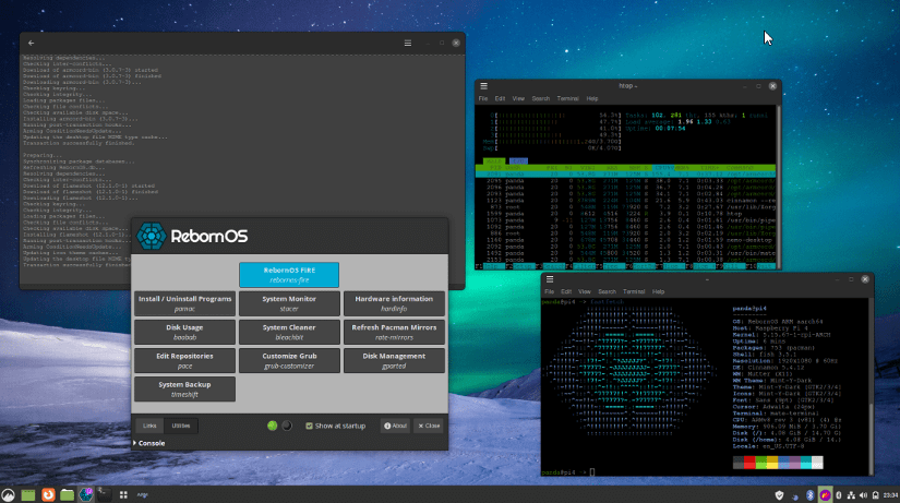 rebornOS Linux distro