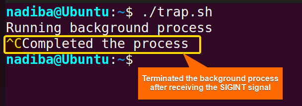 Trapping and Executing Cleaning-up Actions