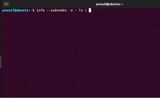 Moving through info pages like man pages