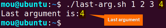 getting last argument using parameter expansion