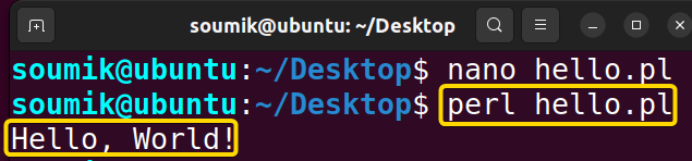 Executing normal script from file