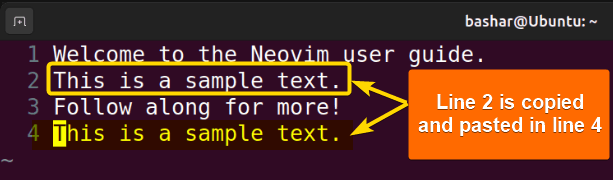 7 copy paste in neovim