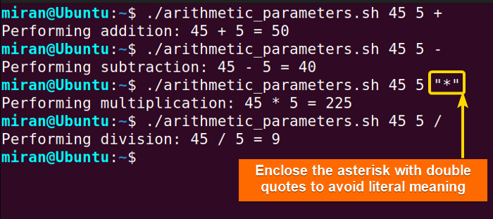 Using asterisk in case statement